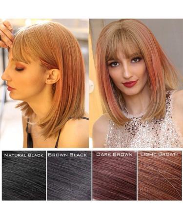 Invisible Human Hair Toppers For Women 3D Air Bangs Hair Topper Extension Invisible Seamless Thin Neat Air Bangs (A) - Buy Online on SooperMarket.com