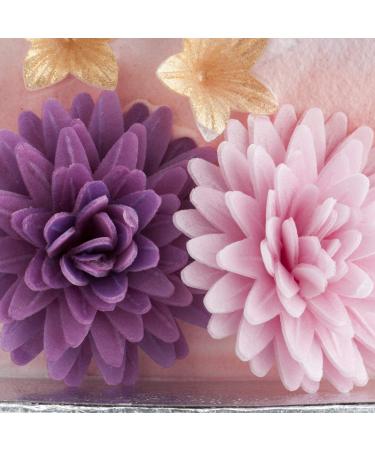 Edible Wafer Flowers for Cake Decoration - Dekozauber24 12 Pieces 6 Colors - Perfect for Cakes & Desserts - Buy Online on SooperMarket.com