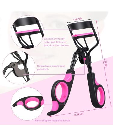 14 Pieces Eyelash Curler Kit Eyelash Comb Eyebrow Brush Eyelash Tweezers False Eyelashes Applicator Tool Eyebrow Trimmer Silicone Refills Pads for Women (Black and Purple)(Black and Purple) As Picture Shown - Buy Online on SooperMarket.com