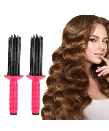 Curling Iron Hair Curler Hair Fluffy Curling Roll Comb Antislip Curling Wand Hairstyling Tools