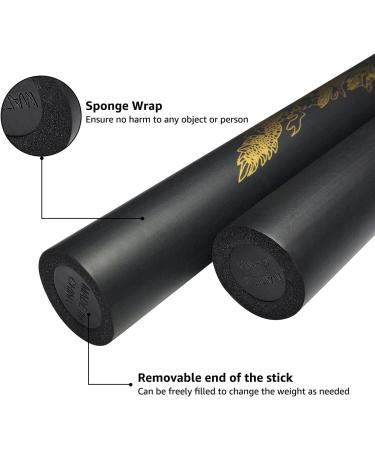 Zalani Safe Foam Rubber Training Nunchucks (2 Pack Black) - Ideal for Safe and Effective Martial Arts Practice - Buy Online on SooperMarket.com
