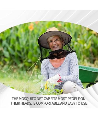 DOKLY 2 Pack Mosquito Head Net Hat - Premium Nylon and Polyester Fabric for Ultimate Protection Face Cover Fly Protection Netting Hat for Men Women Outdoor Lover Fishing Hiking Gardening Beekeeping - Buy Online on SooperMarket.com