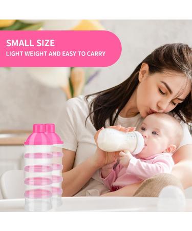 XINRUI 2pcs Portable Infant Baby Milk Powder Dispenser - 5 Layers, 100ml Per Layer - Buy Online on SooperMarket.com