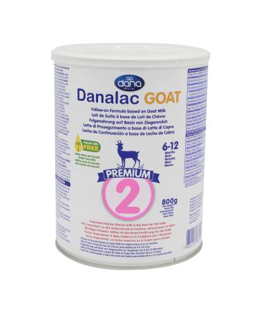 DANALAC Goat Milk Formula Stage 2 Advanced Baby Milk Powder for Toddlers and Babies kids (Stage 2) (800 gram 1) 800 g (Pack of 1)