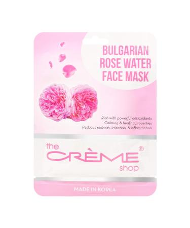 Buy The Cr me Shop Bulgarian Rose Water Face Masks - Hydrating Korean Skin Care 5 Sheets for Acne & Eczema Relief - Buy Online on SooperMarket.com