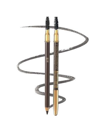 Long Lasting Waterproof Eyebrow Pencil in Dark Brown - 12H Sweat Resistant - 5 Colors Available - Buy Online on SooperMarket.com