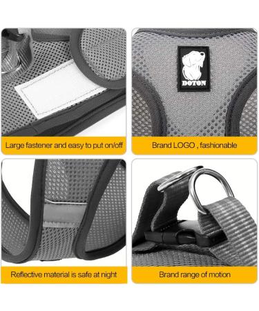 Lianzimau Cat Dishes & Ultra Light Adjustable Running Vest for Kittens & Puppies - Soft Padded Escape Protection Jacket (1 Pack) - New Gray - Buy Online on SooperMarket.com