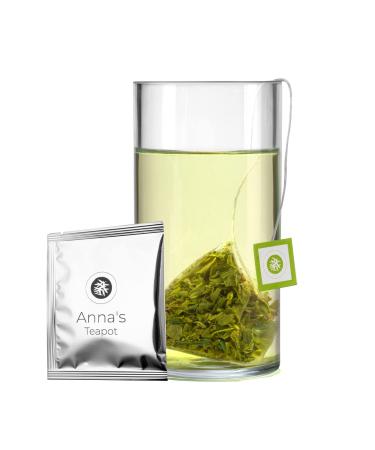 Anna's Teapot Organic Sencha Tea Bags | Premium Japanese Green Tea | 20 Organic Sencha Green Tea Bags Individually Wrapped for Easy Preparation 1 Count (Pack of 20)
