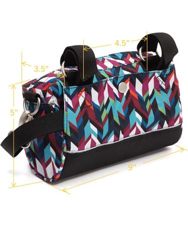 Po Campo Kinga Handlebar Bag 2 - Waterproof Front Mount Bike Bag & Crossbody Convertible - Flora - Buy Online on SooperMarket.com