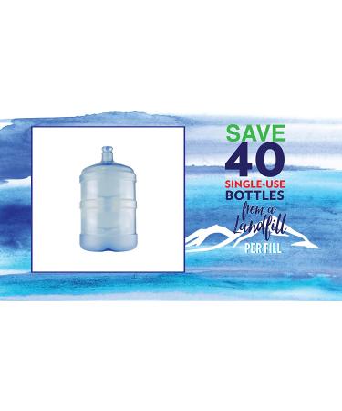 New Wave Enviro BPA Free 5-Gallon PET Bottle - Blue | Crown Top | Eco-Friendly - Buy Online on SooperMarket.com