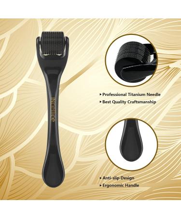 Derma Roller Beard Roller 540 Titanium Micro Needle for Beard Growth & Skin Care - Travel Case Included - Buy Online on SooperMarket.com