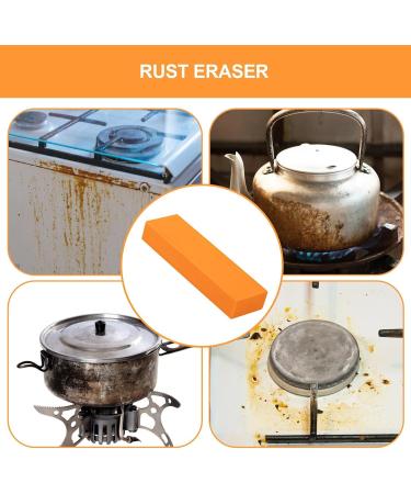 Faucet Stain Eraser - Rubber Dirt and Stains Remover Kitchen Tool Pot Bottom Scratch and Rust Remover Dirt and Stains Cleaner Orange Color for Faucet Kettle Dalynn - Buy Online on SooperMarket.com