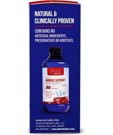 Silver Biotics 30 PPM Extra Strength Immune Support Supplement | Silversol Technology | Daily Defense Boost - 16 Fl Oz - Buy Online on SooperMarket.com