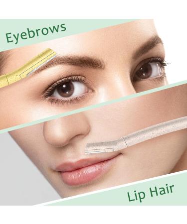 HEYMKGO Biodegradable Eyebrow Razor for Women - Easy Dermaplaning Tool for Exfoliating & Smoothing Face Hair - Buy Online on SooperMarket.com