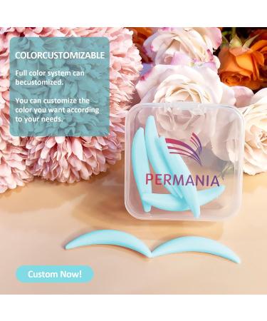 PERMANIA Reusable Lash Lifting Shield Pads Silicone Lash Shields for Bottom Lashes Reusable Lash Lifting Shield | Cruelty-Free | for a Lower Lash Lift and Lower Lash Tint Christmas Gifts - Blue - Buy Online on SooperMarket.com