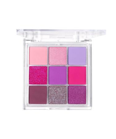 Ruby Kisses Grape Jelly Eyeshadow Palette - 9 Shades Matte, Shimmer, Metallic | Highly Pigmented Eye Makeup - Buy Online on SooperMarket.com