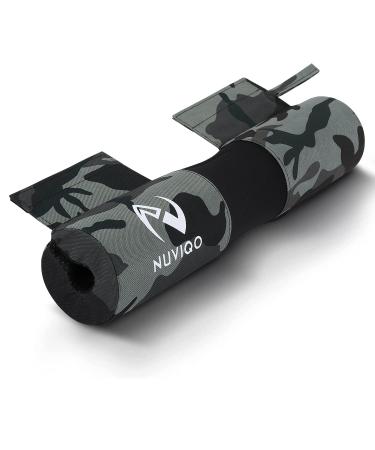 Barbell Squat Pad with Thick Foam and Nylon Padding - Neck & Shoulder Protective Pad Provides Support for Squats, Lunges & Hip Thrusts - Fits Olympic Standard Weightlifting Bar Green