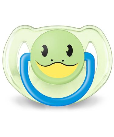 Philips Avent SCF182/14 Classic Pacifier 6-18M for Boys - Blue/Green Animal Design (2 Pack) | International Shipping - Buy Online on SooperMarket.com