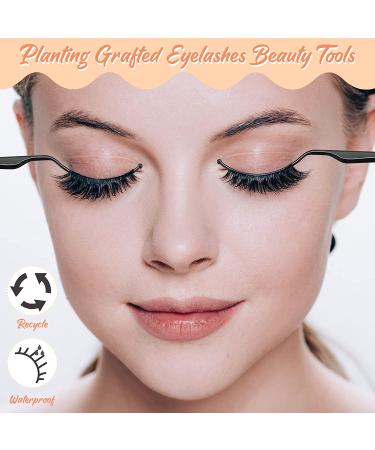 30-Piece False Eyelashes Display Stick & Applicator Tool Set - Black | Eyelash Extension Supplies for Grafted Eyelashes - Buy Online on SooperMarket.com