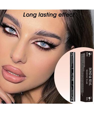 FunnAura 2 in 1 Bond and Seal Lash Glue Waterproof Cluster Lash Glue Strong Hold 72 Hours with a Tweezers - Buy Online on SooperMarket.com
