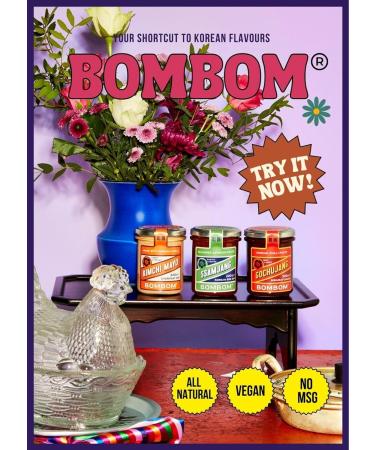Bombom Gochujang Hot Pepper Paste Korean Chili Paste 220g Chilli & Hot Pepper Sauce - Buy Online on SooperMarket.com