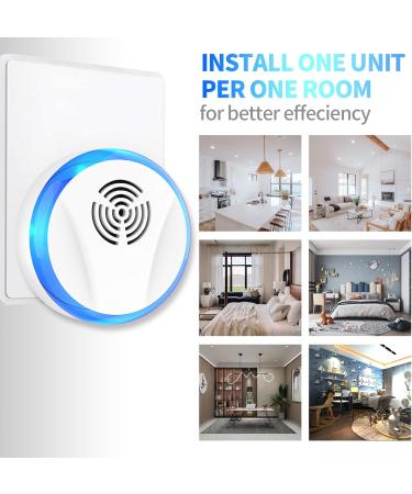 Lickoon Ultrasonic Pest Repeller 6 Pack - Indoor Pest Control for Insects  Roaches  Mice  Spiders  Ants  Bugs & Mosquitoes | Electronic Repellent for Home  Office  Garage  Warehouse & Hotel - Buy Online on SooperMarket.com