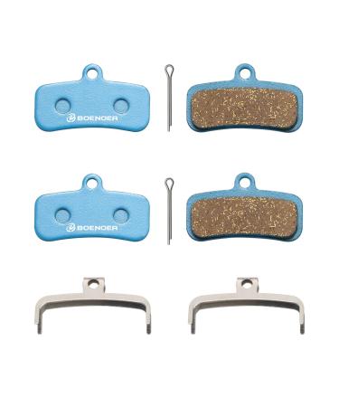 Boenoea Bike Brake Pads MTB Disc Brake Pads for Shimano Saint BR-M810 M820 Zee M640 XTR-M9120 Deore XT BR-M8020 M8120 M6120 BR-MT420 MT510 MT520 Tektro HD M745 735 725 750 Blue