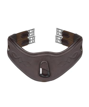 Shires Velociti Lusso Anatomical Girth - Havana Havana 48"