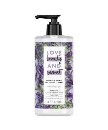Love Beauty and Planet Soothing Spa Hand Wash Argan Oil & Lavender 13.5 fl oz (400 ml)