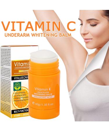 Vitamin Underarm Whitening Deodorant Stick Vitamin C Underarm Whitening Balm Deodorant Womens Moisturizing For Intimate Area Underarms Armpits Knees Elbows and Inner Thighs - Buy Online on SooperMarket.com