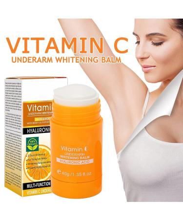Vitamin C Underarm Whitening Balm for Women - Antiperspirant Deodorant with Odor Removal - Dark Spot Corrector for Elbows and Knees - All Day Sweat Protection - Buy Online on SooperMarket.com