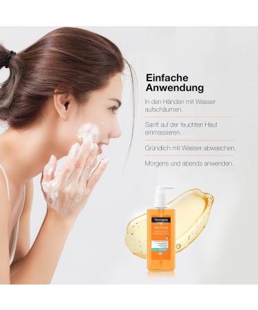 Neutrogena Anti-Pimple Facial Cleanser | Daily Wash Gel with Salicylic Acid | Oil-Free for Impure Skin | 200ml - International Shipping Available - Buy Online on SooperMarket.com