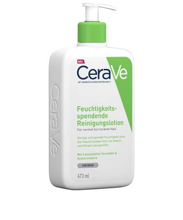 Cerave Moisturizing Cleansing Lotion - Gentle Cleanser for Normal to Dry Skin with 3 Essential Ceramides & Hyaluronic Acid | 473 ml 6 Pack - International Shipping Available - Buy Online on SooperMarket.com