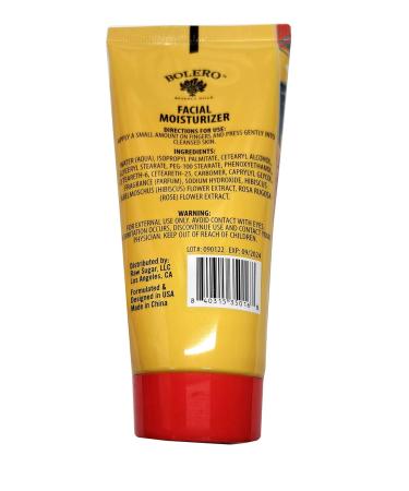 Bolero Revive Facial Moisturizer Hibiscus & Rose 3fl oz - Nourishing Hydration for Glowing Skin | Ships Internationally - Buy Online on SooperMarket.com
