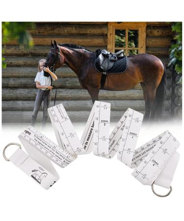 Jetisva 2.5M 98.4 Inch Horse Weight Tape Measure Long Precisio Horse Weight Measuring Tape Portable Horse Height Bust Body Measurement White Horse Measuring Stick forÂ Equine Farm Animals Cow Goat - Buy Online on SooperMarket.com