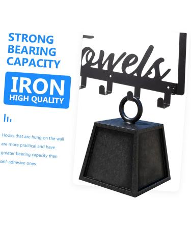 Cabilock 1 Set Hook up Over Door Clothes Hanger Rack Over Door Towel Hook Door Row Hook Storage Hat Hook - Buy Online on SooperMarket.com