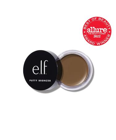 e.l.f. Putty Bronzer - Creamy & Highly Pigmented Formula for Long-Lasting Bronzed Glow - Infused with Argan Oil & Vitamin E - 0.35 Oz - Buy Online on SooperMarket.com