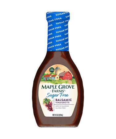 Maple Grove Farms Sugar Free Salad Dressing, Balsamic Vinaigrette, 8 Ounce