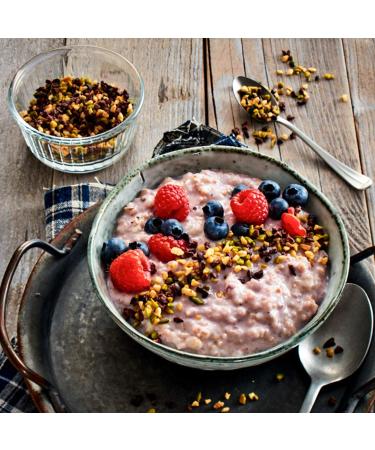 Natural Nut Topping with Pistachios & Hazelnuts | Gluten-Free & Vegan | No Artificial Additives | 30g (Pack of 3) - Perfect for Porridge & Muesli - Buy Online on SooperMarket.com