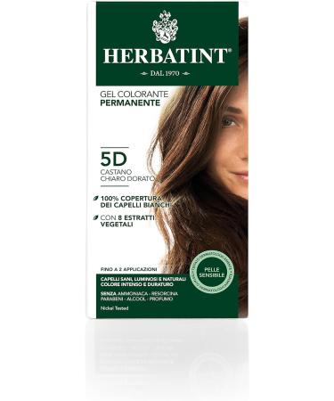 Herbatint 5D Light Golden Chestnut Hair Dye - Natural Hair Color - Buy Online on SooperMarket.com