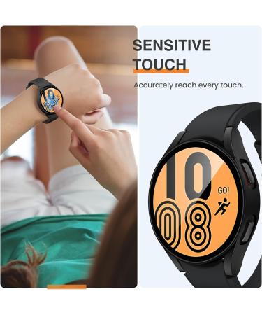2Pack Tensea Samsung Galaxy Watch 4 44mm Screen Protector Case - Matte Black - Buy Online on SooperMarket.com