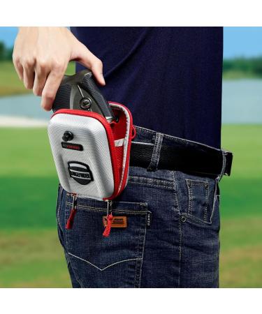 Hard Shell Golf Rangefinder Case - Compatible with Bushnell V2 V3 V4 V5 Pro X2 Pro XE - Silver - Buy Online on SooperMarket.com