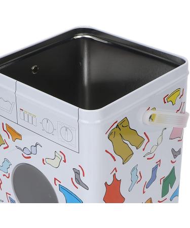Tin Laundry Detergent Powder Storage Box - Cute and Unique Household Organizer - Buy Online on SooperMarket.com