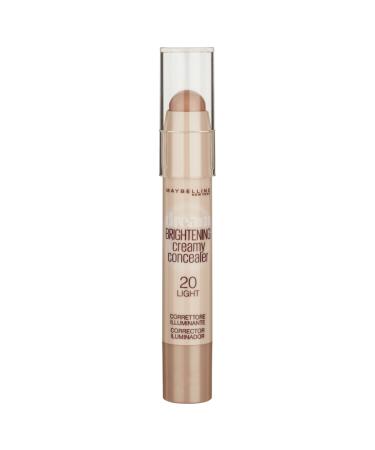 Maybelline New York Dream creamy cover and highlighter against dark circles and flaws Brightening Creamy Concealer No. 20 Light (Hell) 1 x 2.8 g 20 Light 2.8 g (1 Pack)