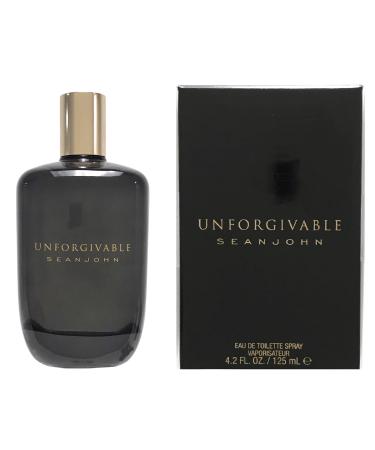 Sean John Unforgivable by Sean John for Men Eau De Toilette Spray 4.2 fl oz Fresh Lemon 4.2 Ounce (Pack of 1)