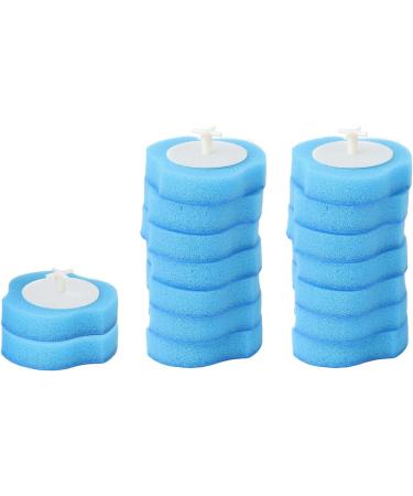 Disposable Toilet Brush Refills 16pcs Sponge Head Easily Clean Every Corner of Bathroom Water Soluble One Time Use Widely Use - Buy Online on SooperMarket.com