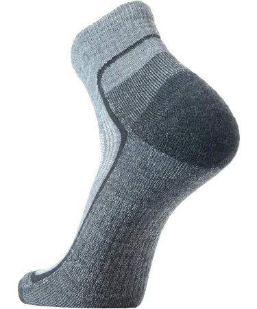 SOLAX 72% Merino Wool Hiking Socks 3 Pack - Men's and Women's Outdoor Trail Trekking Socks - Cushioned & Breathable - Size 10-13 - Buy Online on SooperMarket.com