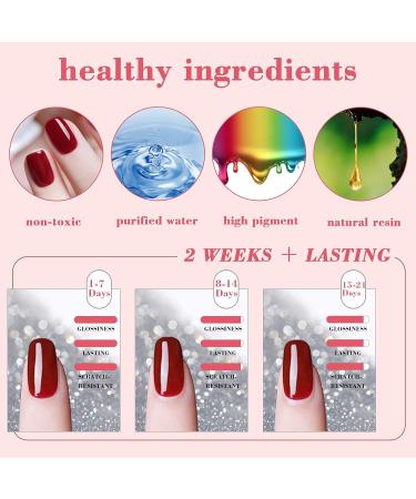 36Pcs SHOWNAIL Gel Nail Polish Set - 30 Vibrant Colors with Base, Glossy & Matte Top Coat - Glowing Diamond Finish - 8ml DIY Nail Kit - Buy Online on SooperMarket.com