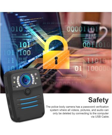 XIYXIN Police Body Camera 1296P 30FPS 38MP | Built-in 64GB Memory | Waterproof with Night Vision & Audio Recording - Buy Online on SooperMarket.com