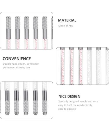 NOLITOY Makeup Gadgets 10pcs Pencils Makeup Tools Heads Tool Double Tattooing Needle Manual Long Pencil Eyebrow Pens End - Buy Online on SooperMarket.com